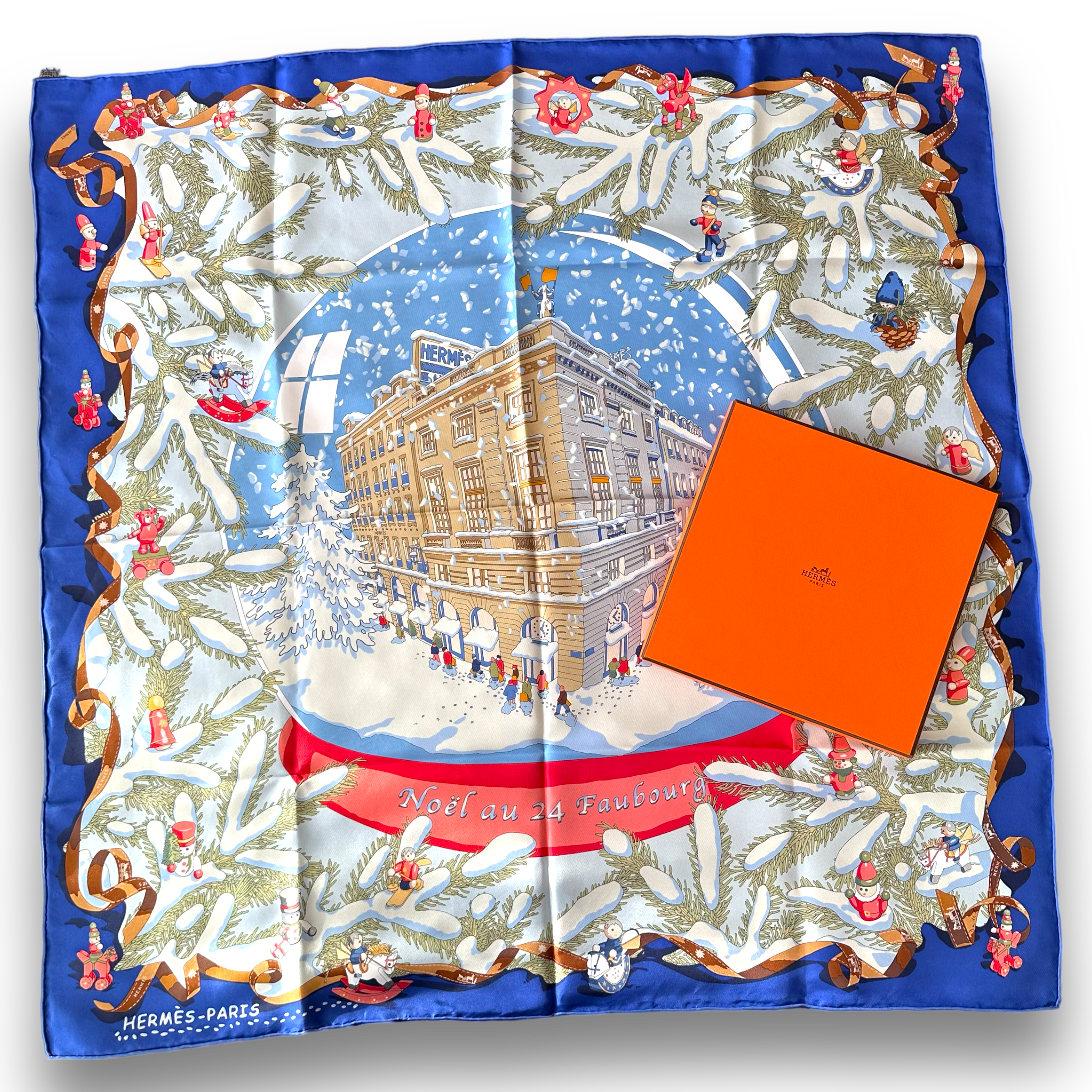Christmas at 24 Faubourg - HERMES SCARF 90CM