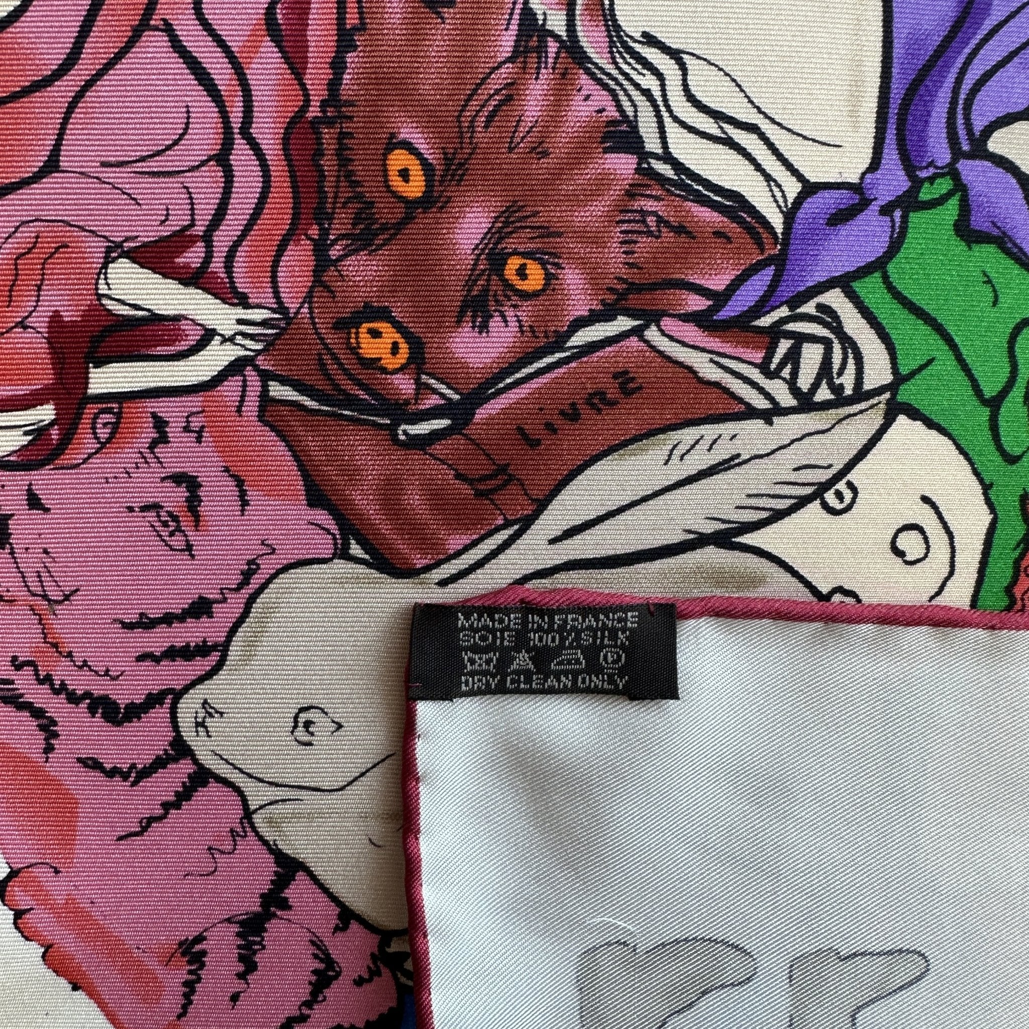 Métamorphoses d'Hermès - FOULARD HERMES 90 CM