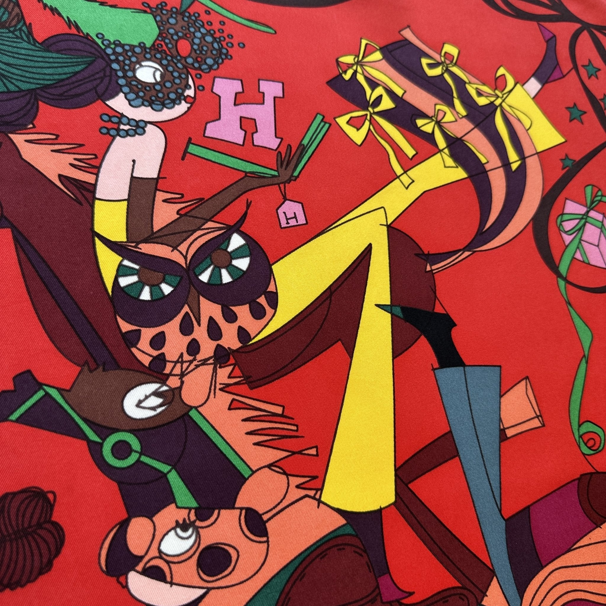 Le bal masqué - FOULARD HERMES 90 CM