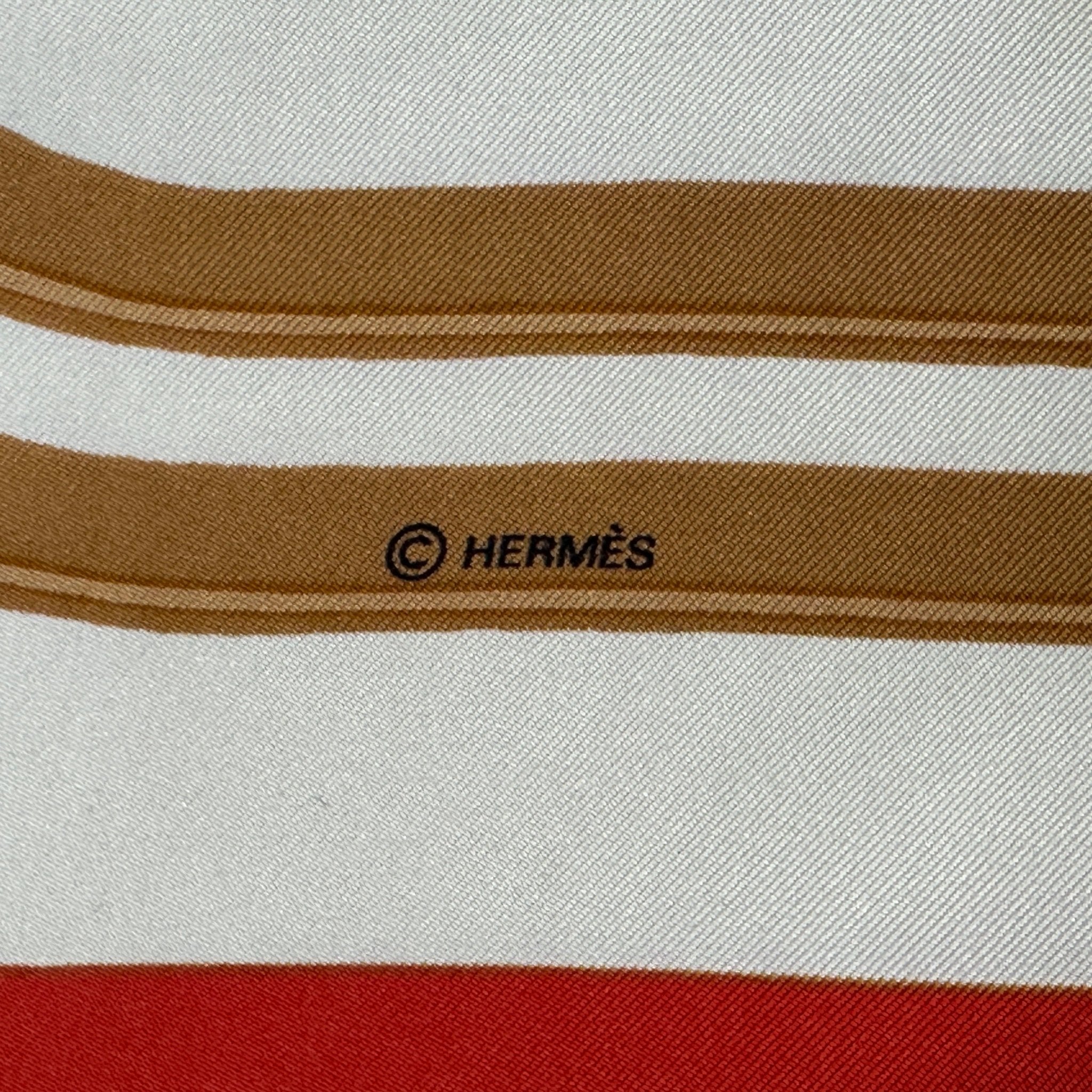 Brides de gala - FOULARD HERMES 90 CM - Carré Society