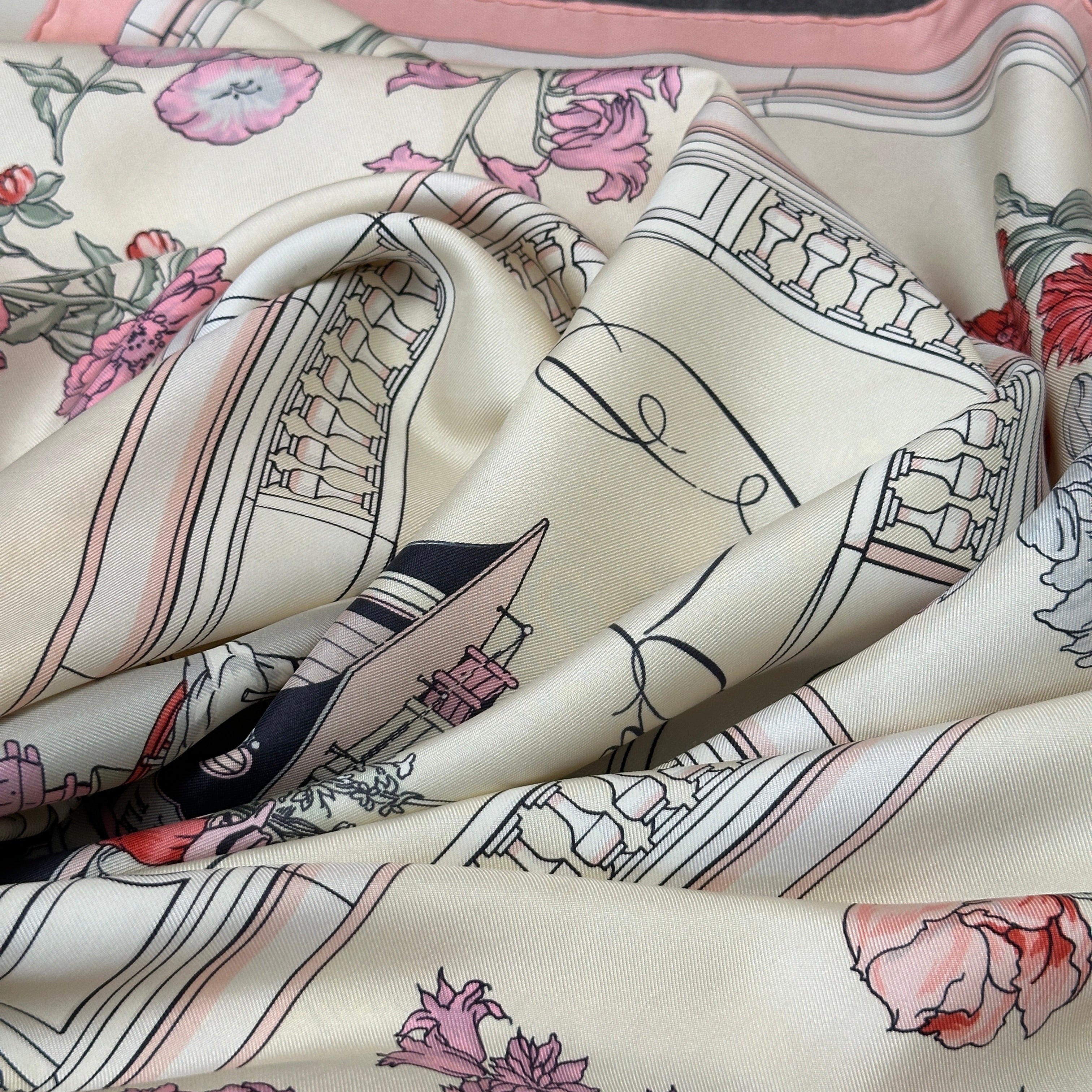 Quai aux Fleurs - Hermès Scarf 90 cm