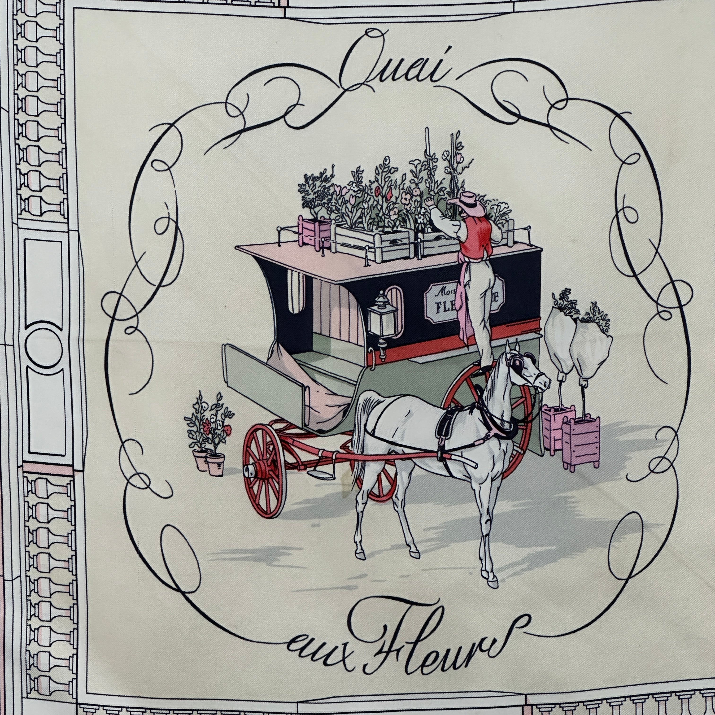 Quai aux Fleurs - Hermès Scarf 90 cm