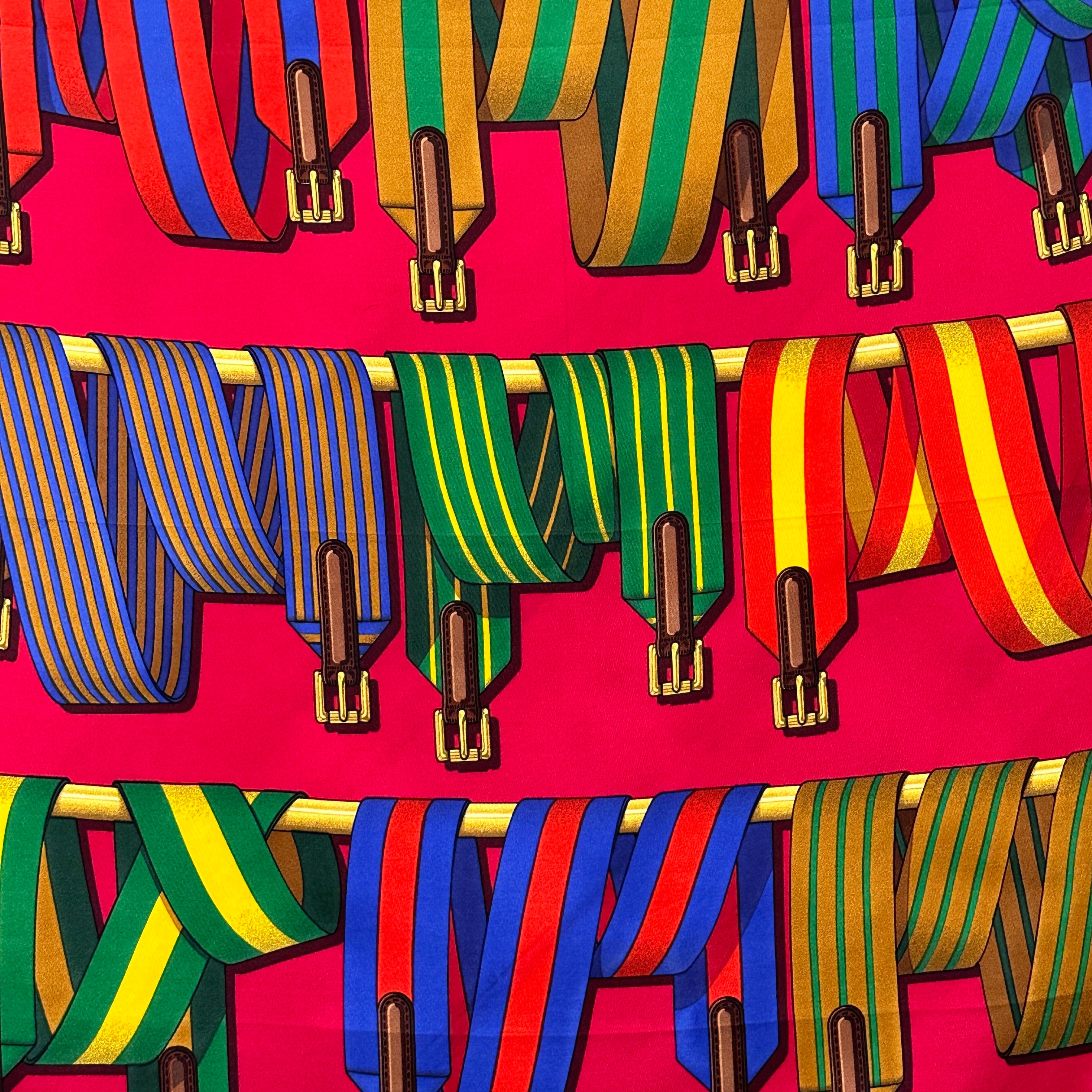 foulard hermes sangles design Joachim Metz