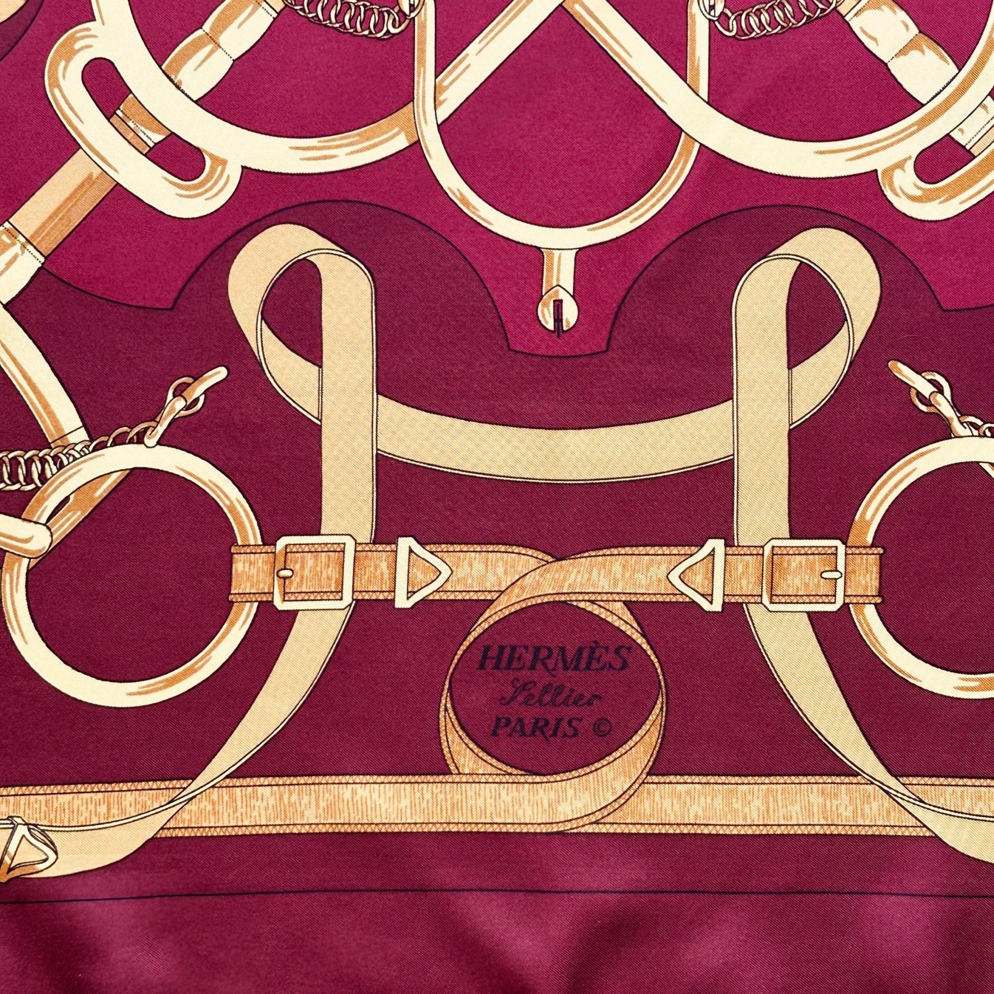 signature Hermès Paris et logo de copyright