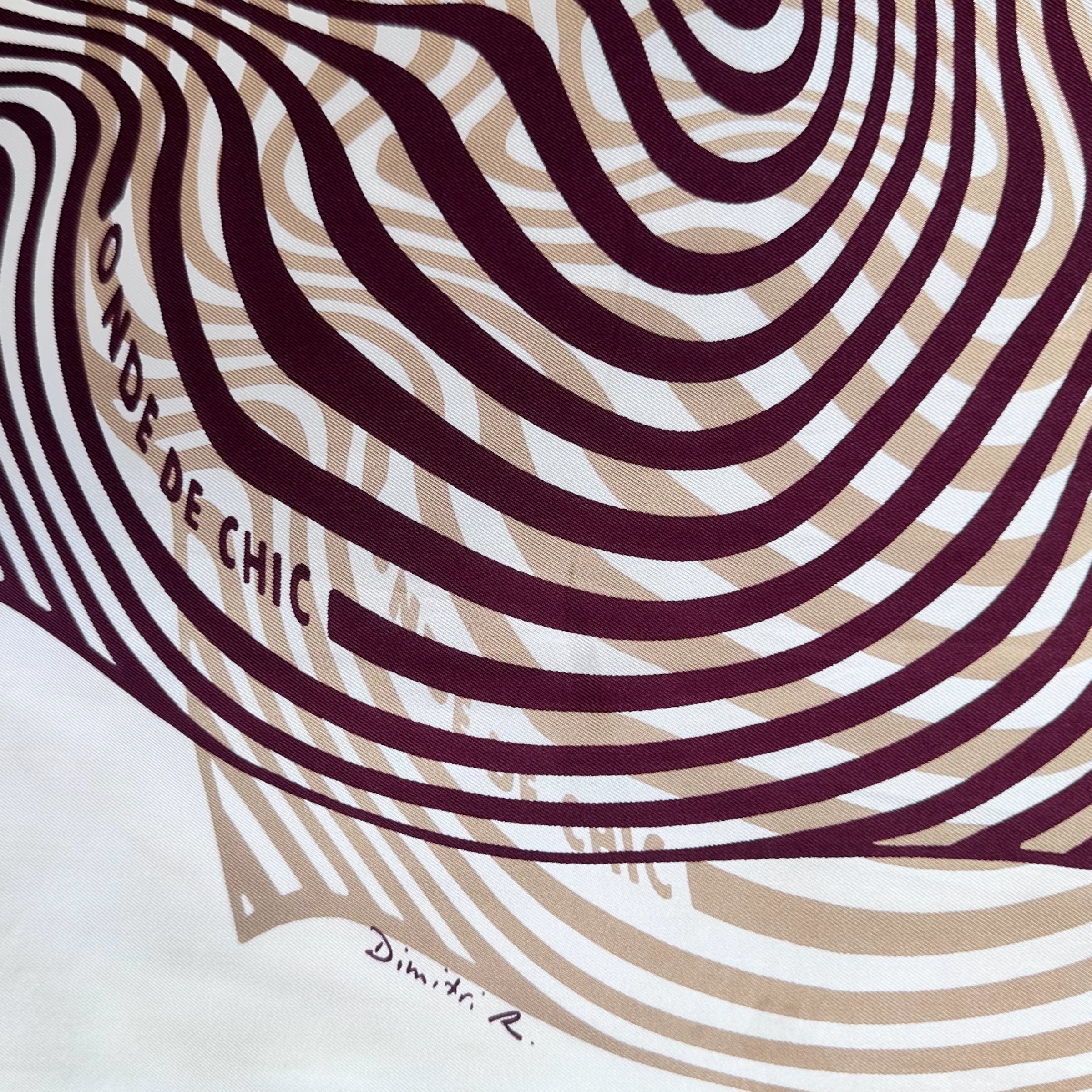 WAVES OF CHIC SQUARE HERMES 90 