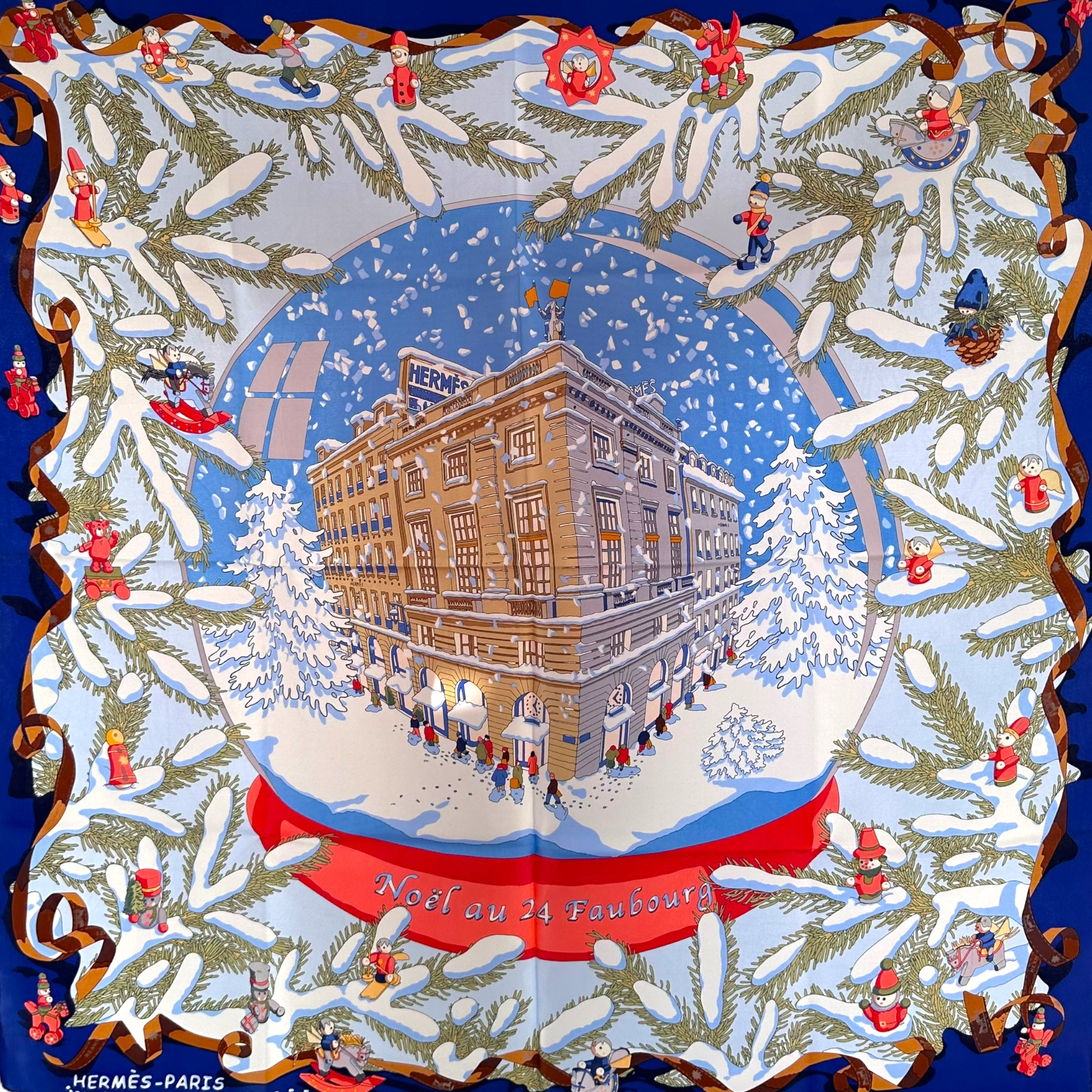 CHRISTMAS AT 24 FAUBOURG-RYBALTCHENKO-CARRE HERMES 90CM