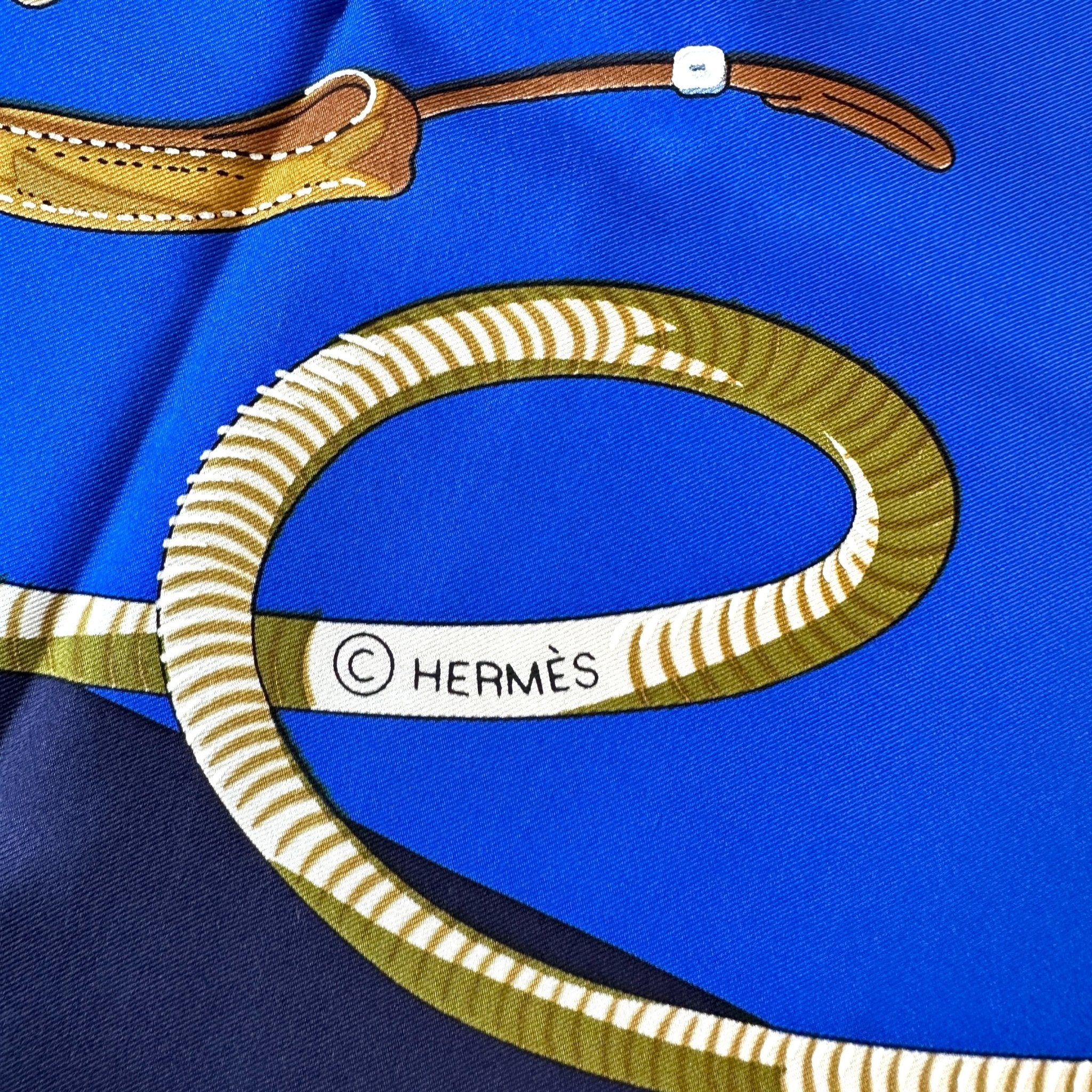 zoom sur le logo du copyright Hermès