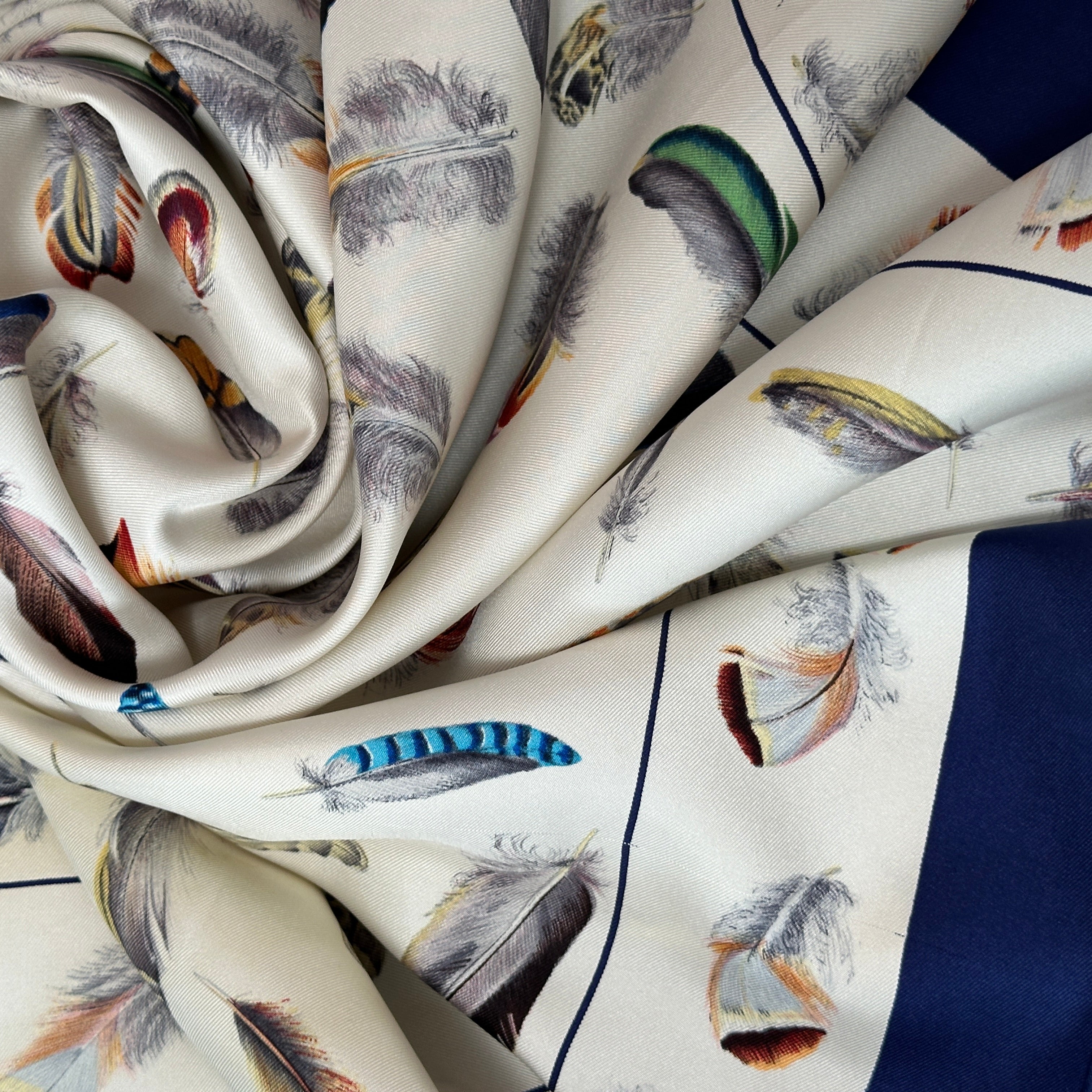 Plumes - FOULARD HERMES 90 CM