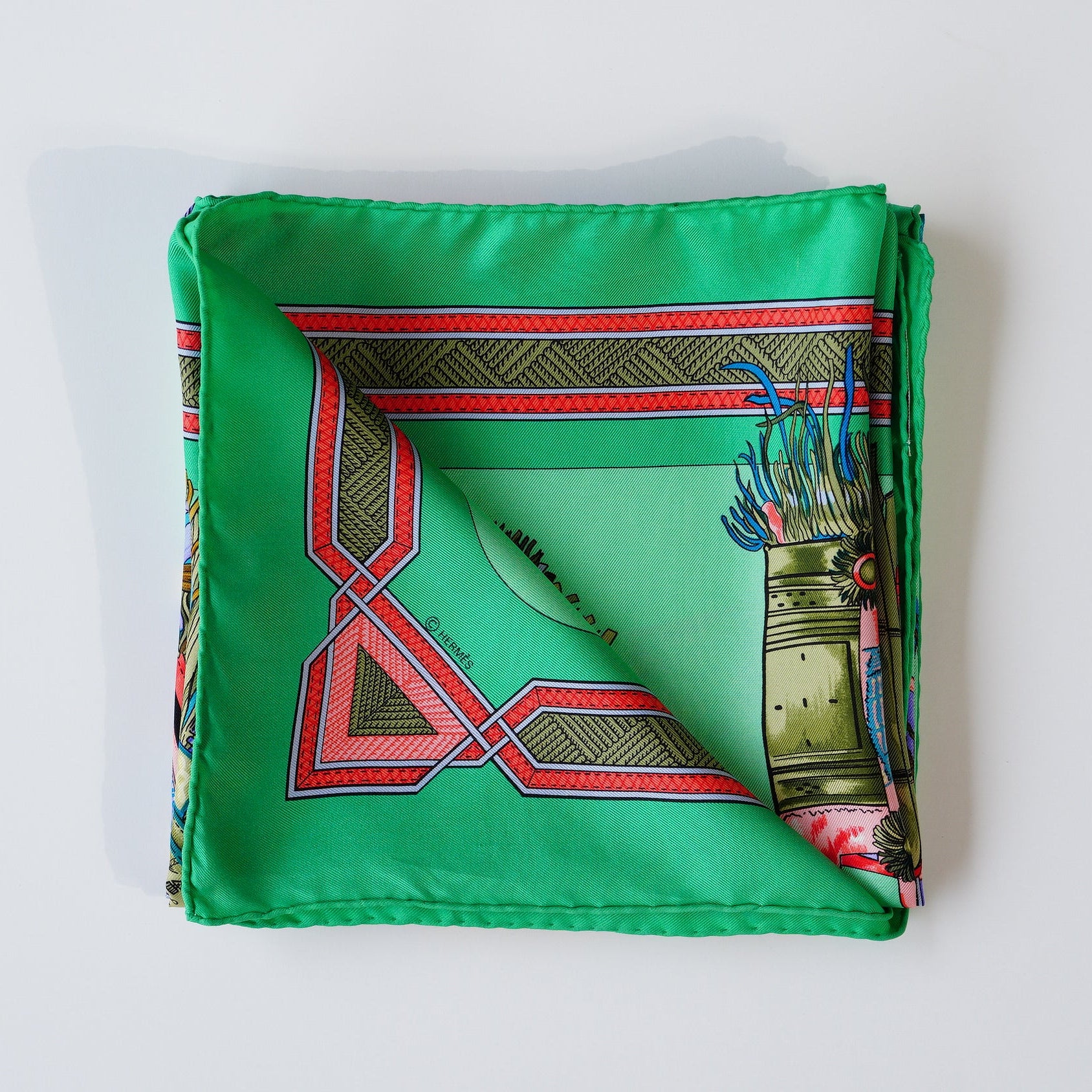 Carré Hermès - Cuirs du désert - Françoise de la Perrière